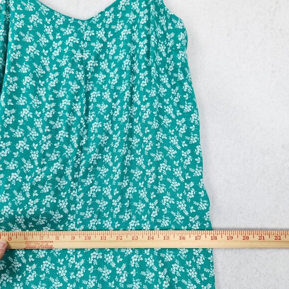 The Nines by HATCH Maternity Jumpsuit Womens Small Green Floral Ruffle Strap - Picture 4 of 11